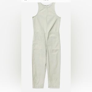 Everlane Cotton Sage Green Jumpsuit